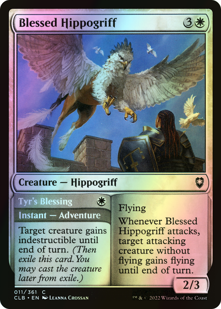Blessed Hippogriff // Tyr's Blessing (CLB) #11 [EN/F] s/o