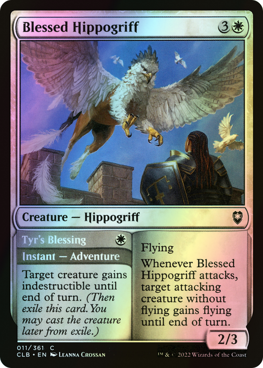 Blessed Hippogriff // Tyr's Blessing (CLB) #11 [EN/F] s/o