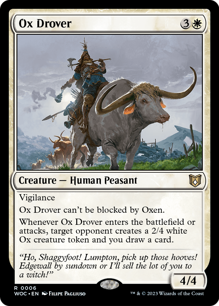Ox Drover (WOC) #6 [EN/N]