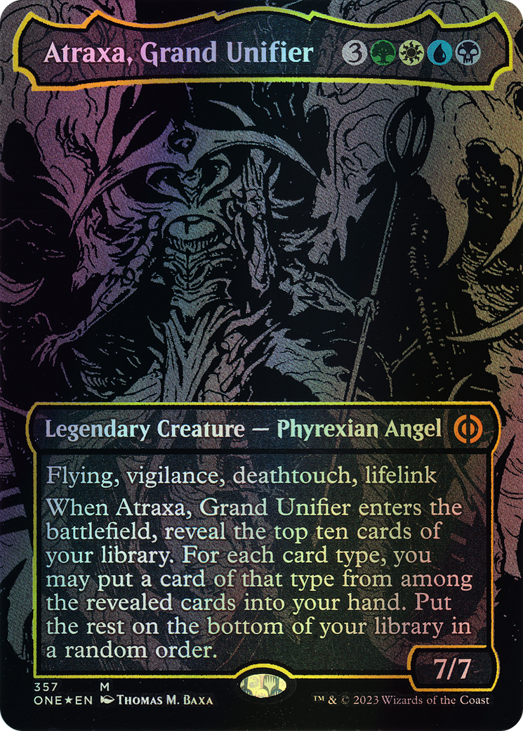 Atraxa, Grand Unifier - Raised Foil (ONE) #357 [EN/F] s/o