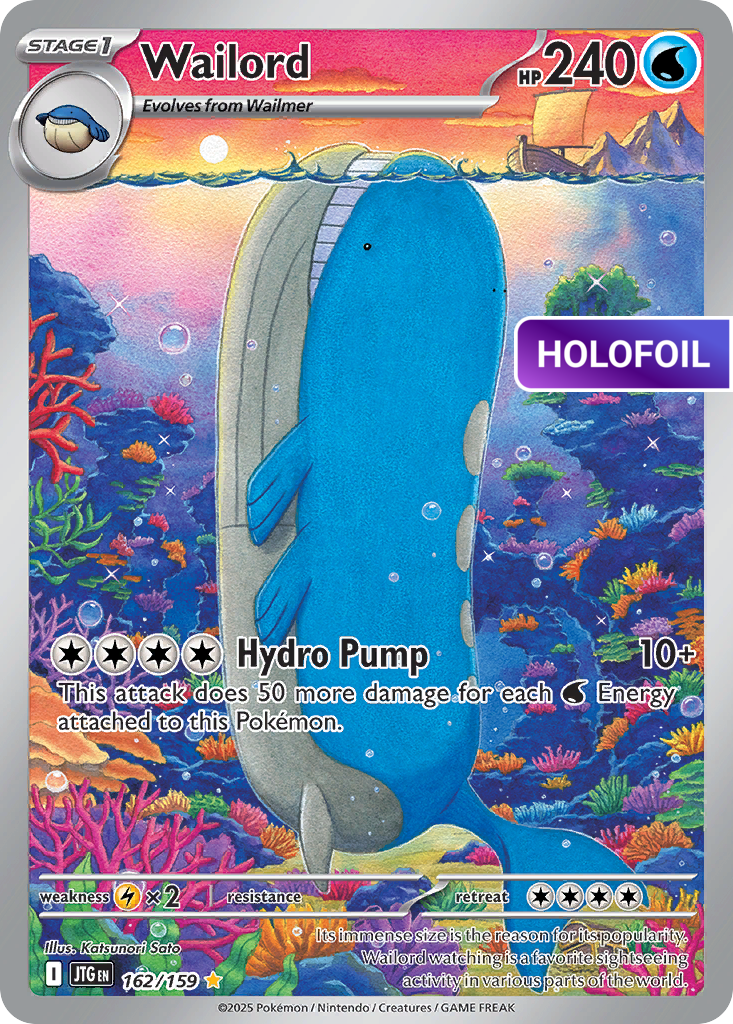 Wailord (JTG) #162 [EN/H]