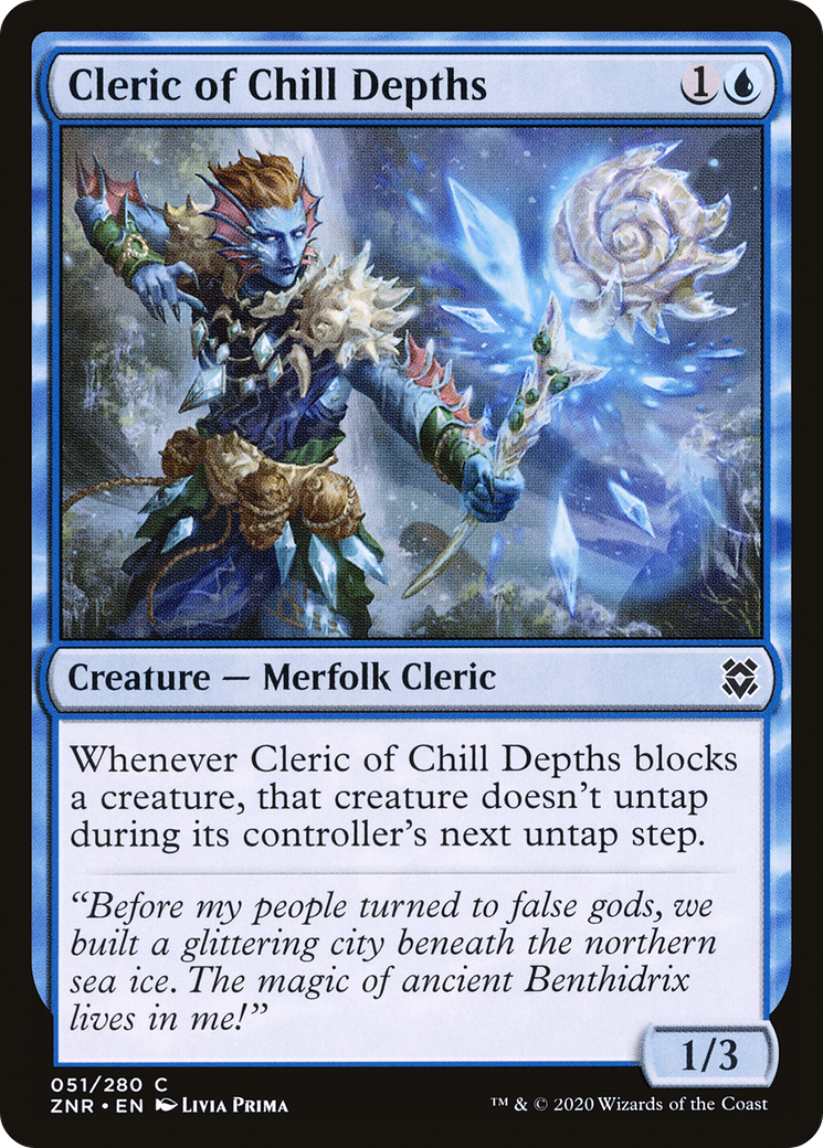 Cleric of Chill Depths (ZNR) #51 [EN/N]