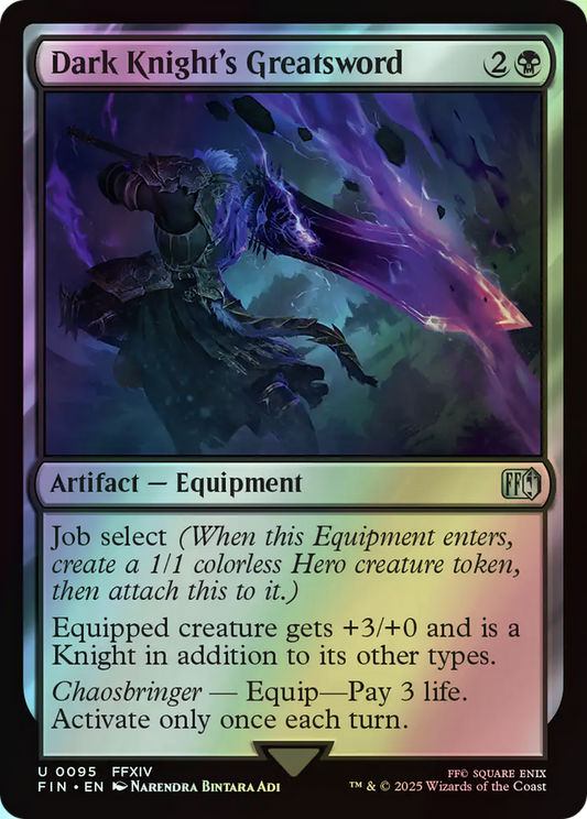 Dark Knight's Greatsword (FIN) #95 [EN/F] s/o