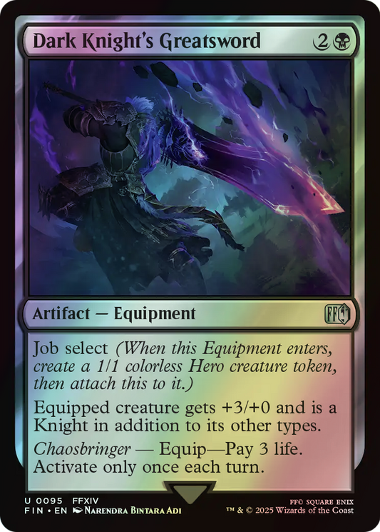 Dark Knight's Greatsword (FIN) #95 [EN/F] s/o