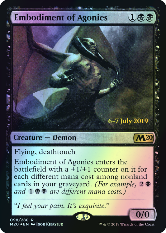 Embodiment of Agonies (PM20) #98s [EN/F] s/o