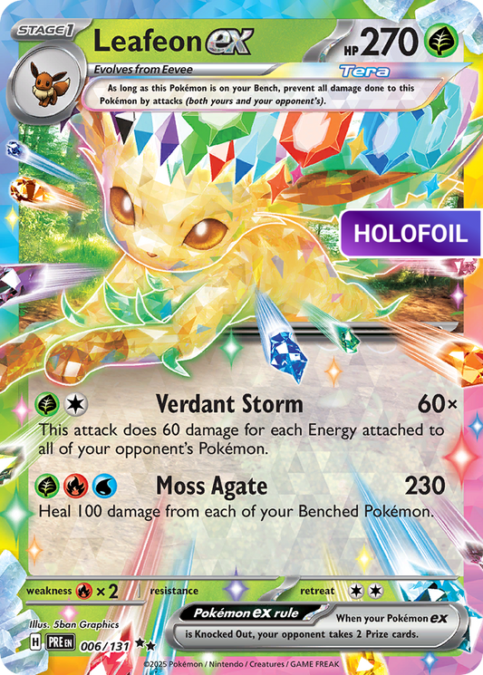 Leafeon ex - 006/131 (PRE) #006 [EN/H] s/o