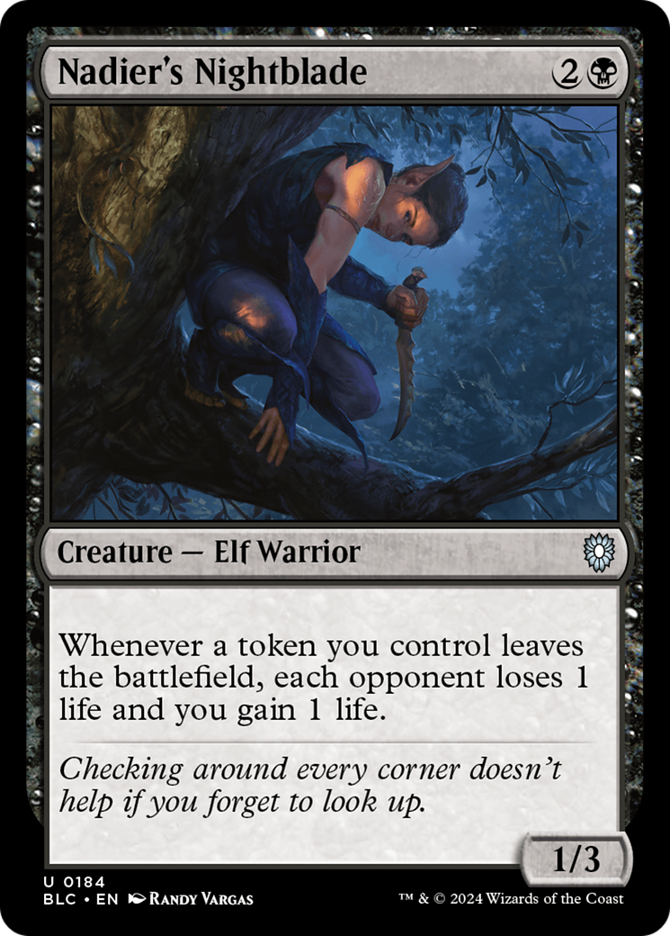 Nadier's Nightblade (BLC) #184 [EN/N]