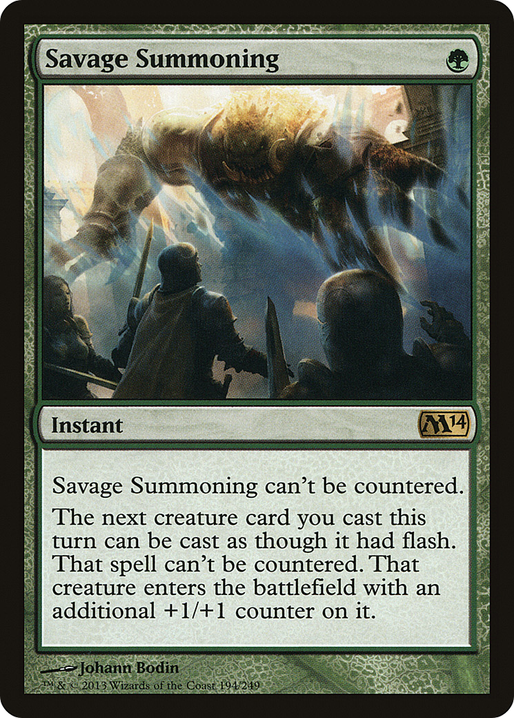 Savage Summoning (M14) #194 [EN/N]