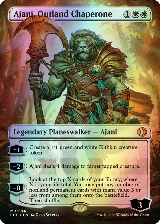 Ajani, Outland Chaperone (ECL) #284 [EN/F]