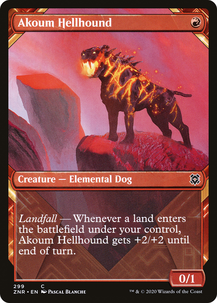 Akoum Hellhound (ZNR) #299 [EN/N]