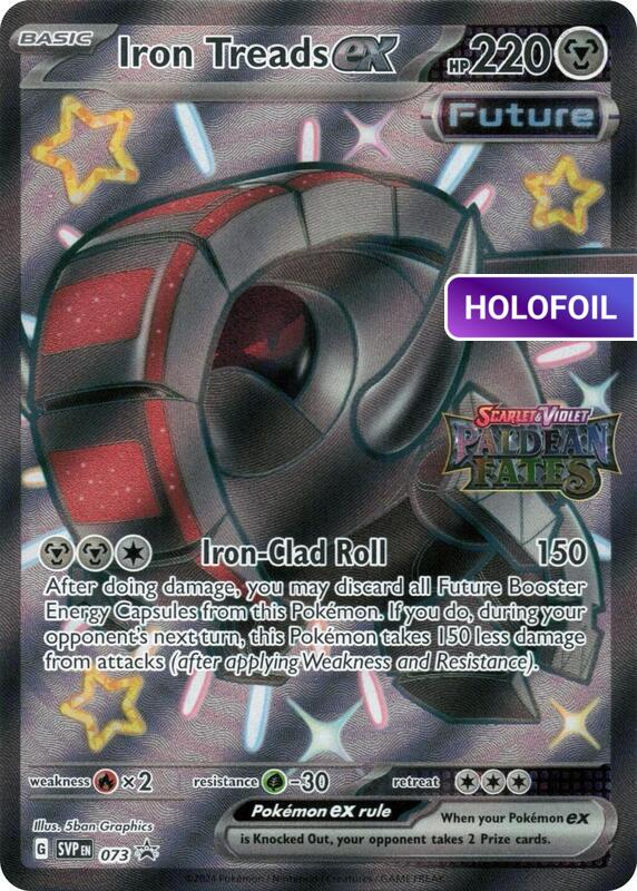 Iron Treads ex - 073 (Paldean Fates Stamped) (MCAP) #073_V2 [EN/H]