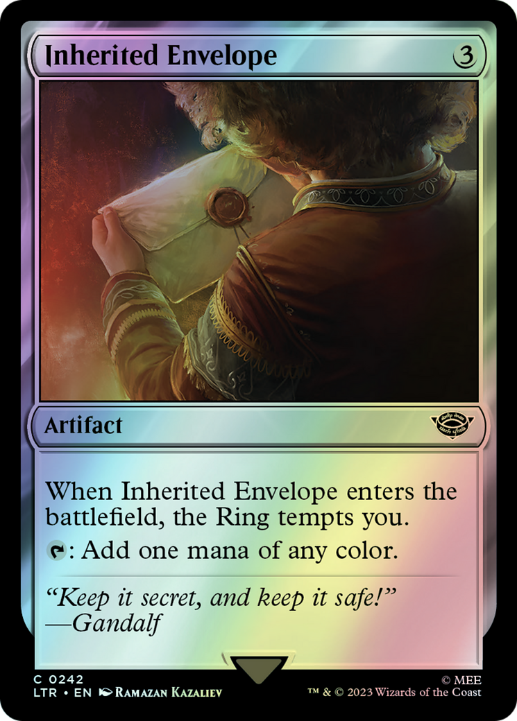 Inherited Envelope (LTR) #242 [EN/F] s/o