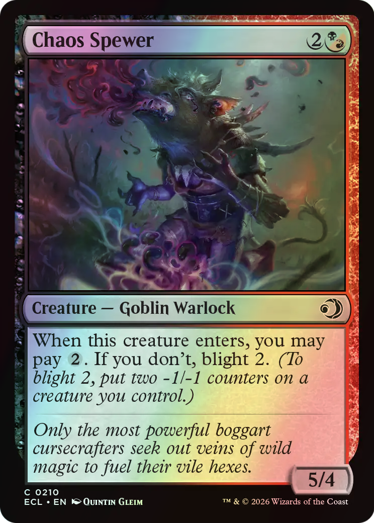 Chaos Spewer (ECL) #210 [EN/F]