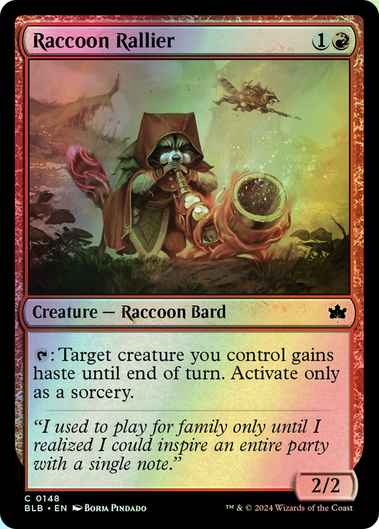 Raccoon Rallier (BLB) #148 [EN/F]