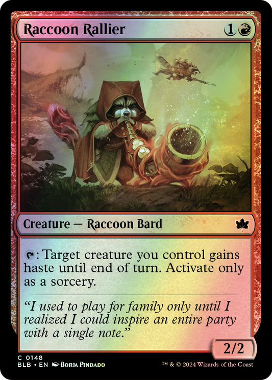 Raccoon Rallier (BLB) #148 [EN/F]