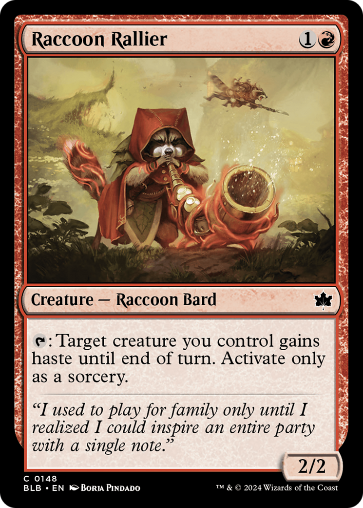 Raccoon Rallier (BLB) #148 [EN/N]