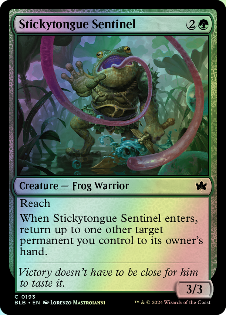 Stickytongue Sentinel (BLB) #193 [EN/F] s/o