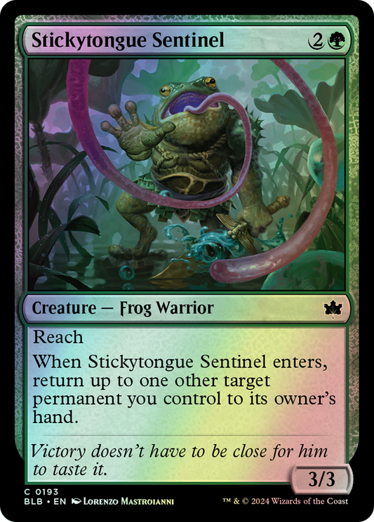 Stickytongue Sentinel (BLB) #193 [EN/F] s/o