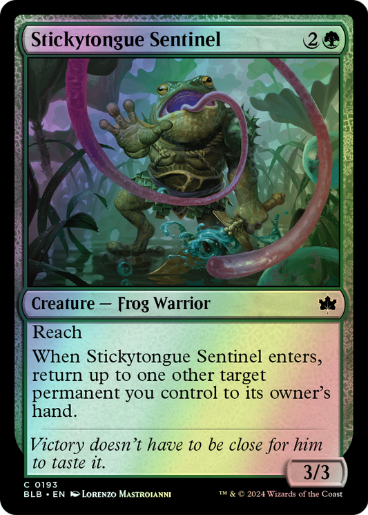 Stickytongue Sentinel (BLB) #193 [EN/F] s/o