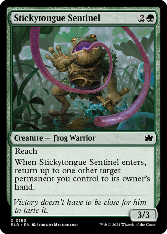 Stickytongue Sentinel (BLB) #193 [EN/N] s/o