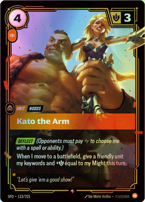 Kato the Arm (SFD) #112 [EN/F]