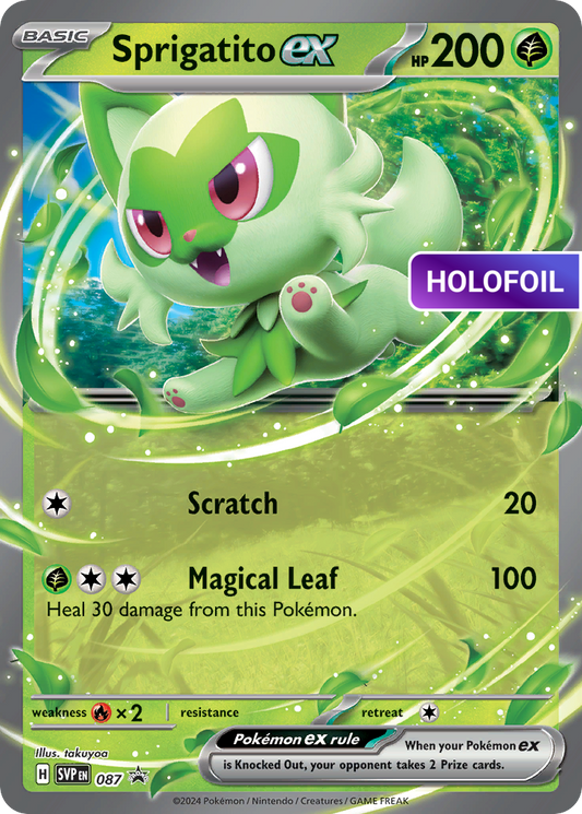 Sprigatito ex - 087 (SVP) #087 [EN/H] s/o