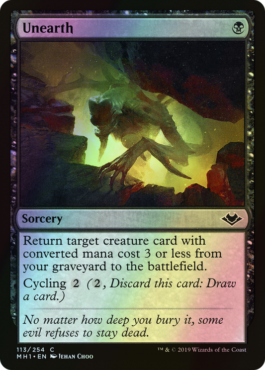 Unearth (MH1) #113 [EN/F]