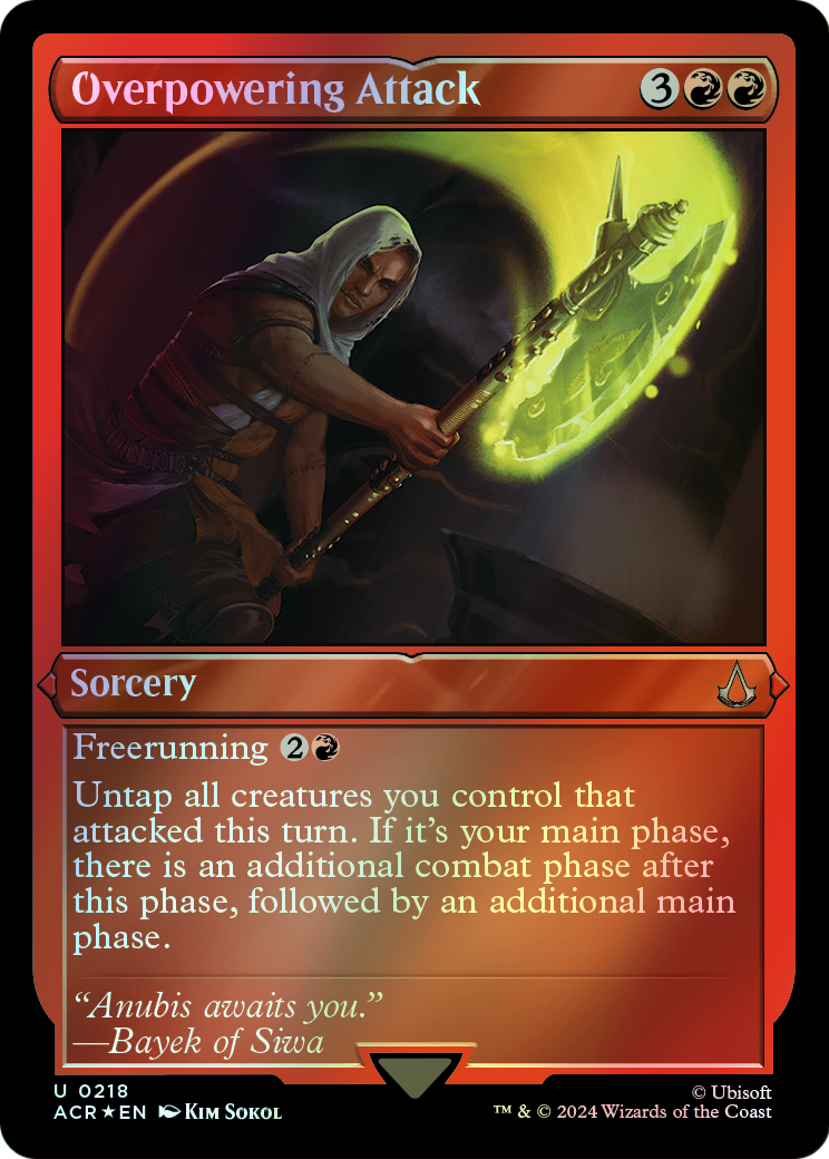 Overpowering Attack (ACR) #218 [EN/E] s/o