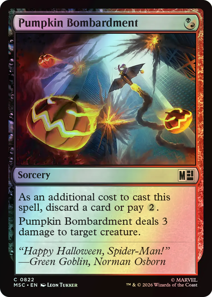 Pumpkin Bombardment (MSC) #822 [EN/F]