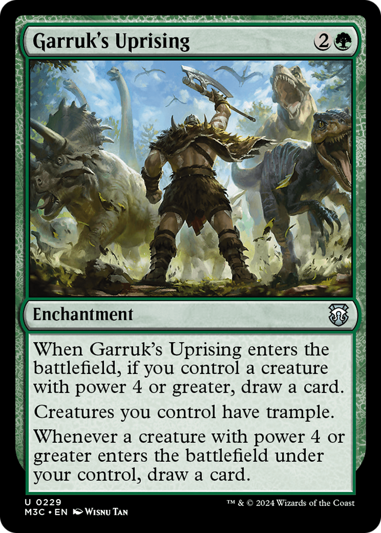 Garruk's Uprising (M3C) #229 [EN/N] s/o