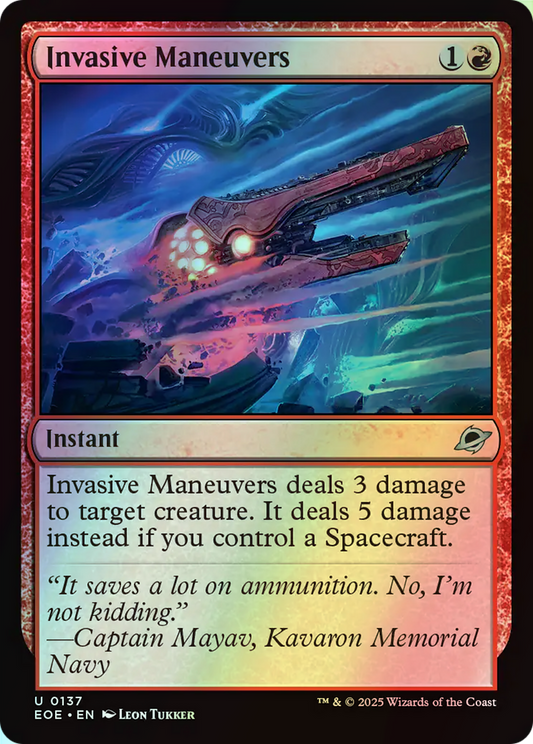 Invasive Maneuvers (EOE) #137 [EN/F] s/o