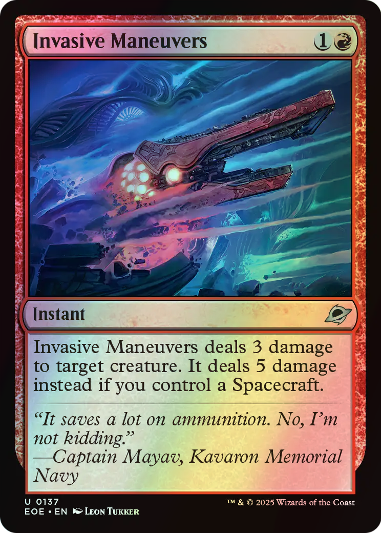 Invasive Maneuvers (EOE) #137 [EN/F] s/o