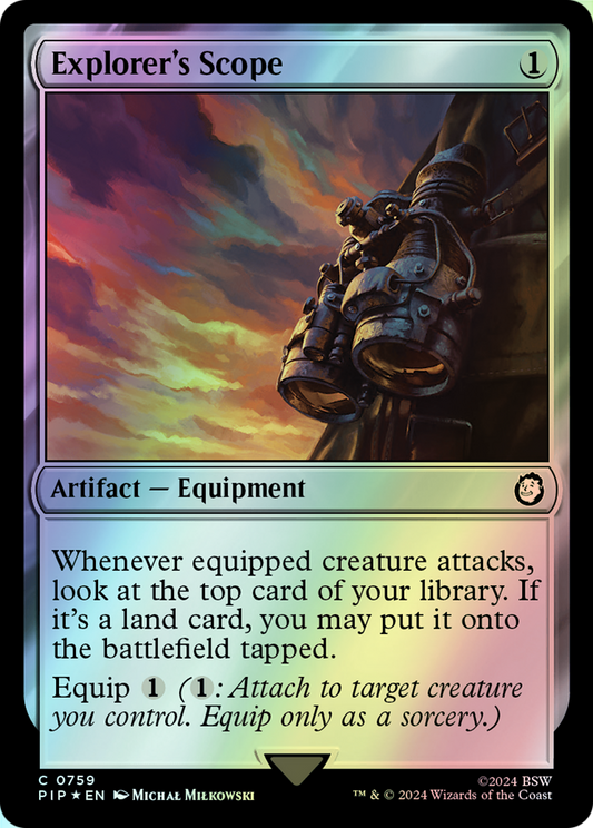 Explorer's Scope - Surge Foil (PIP) #759 [EN/F] s/o