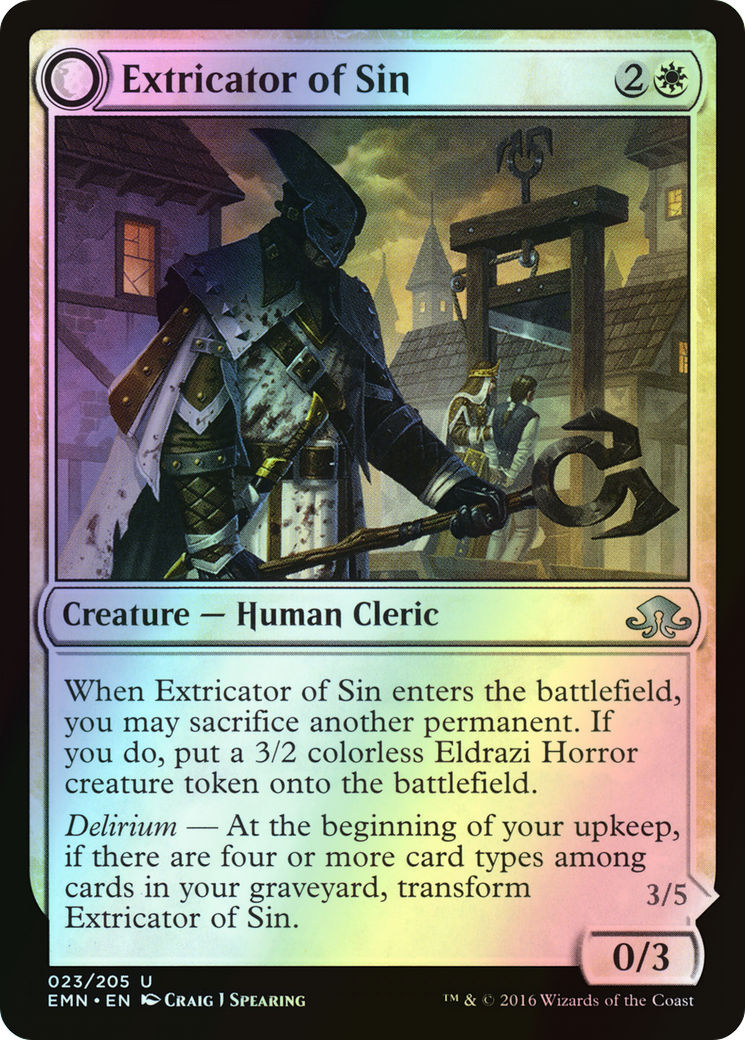 Extricator of Sin // Extricator of Flesh (EMN) #23 [EN/F]
