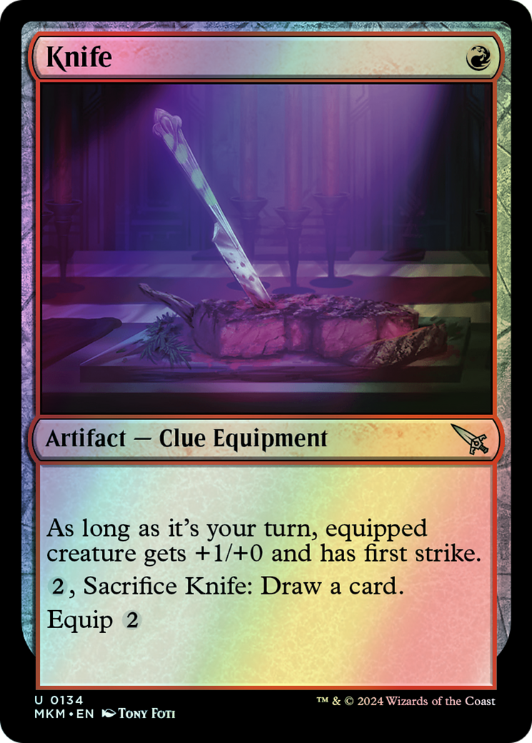 Knife (MKM) #134 [EN/F] s/o