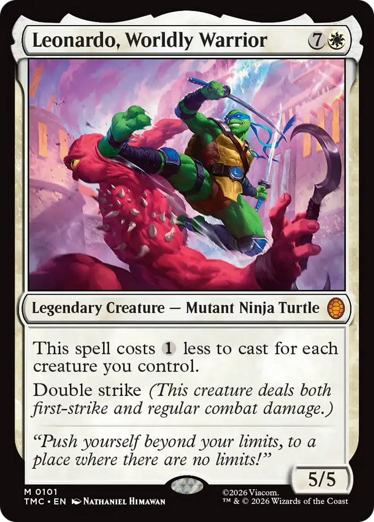 Leonardo, Worldly Warrior (TMC) #101 [EN/N]