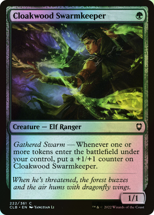 Cloakwood Swarmkeeper (CLB) #222 [EN/F]