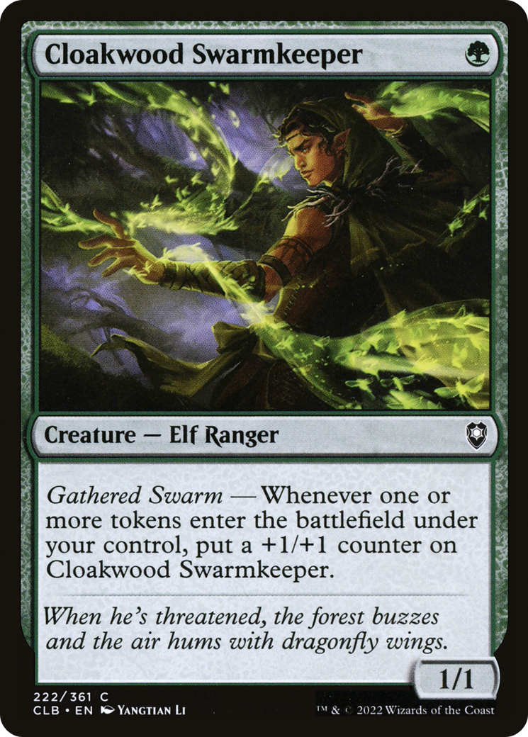 Cloakwood Swarmkeeper (CLB) #222 [EN/N]