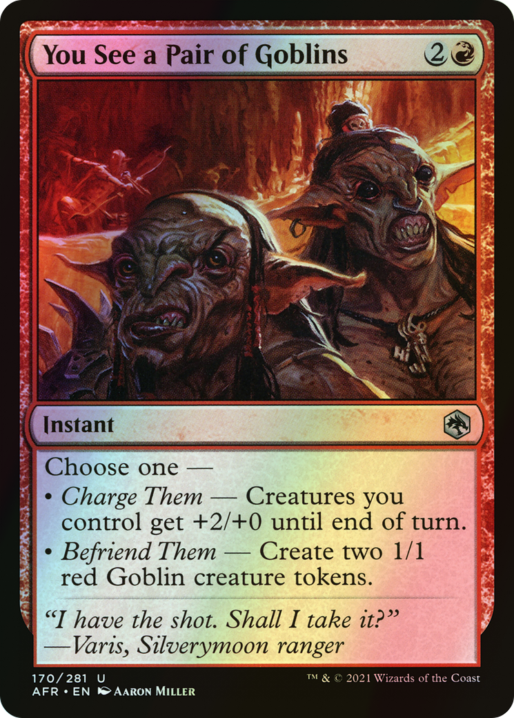 You See a Pair of Goblins (AFR) #170 [EN/F]
