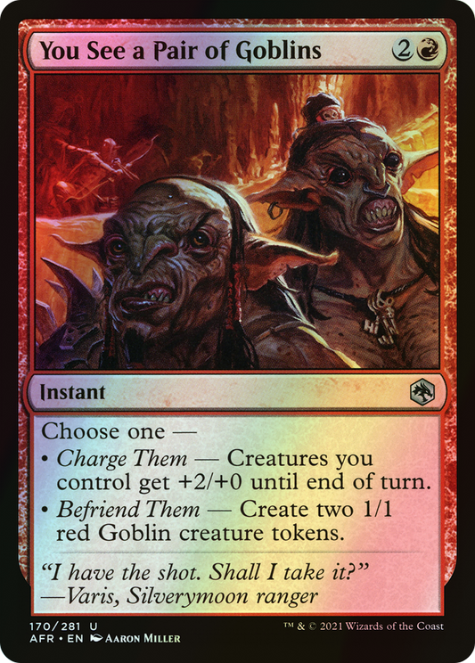 You See a Pair of Goblins (AFR) #170 [EN/F]