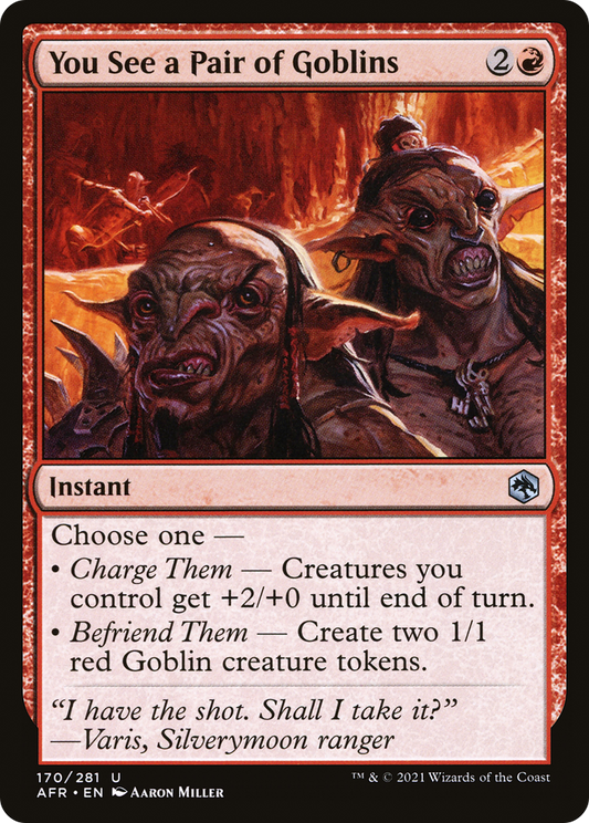 You See a Pair of Goblins (AFR) #170 [EN/N]