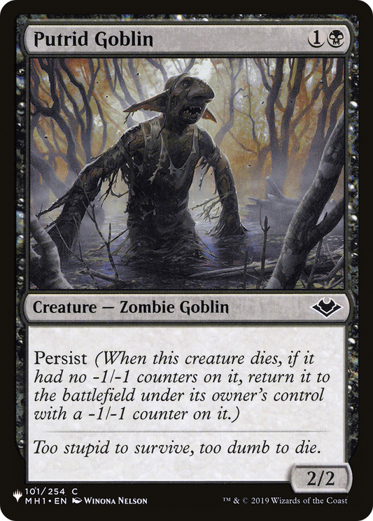 Putrid Goblin (PLST) #MH1-101 [EN/N]
