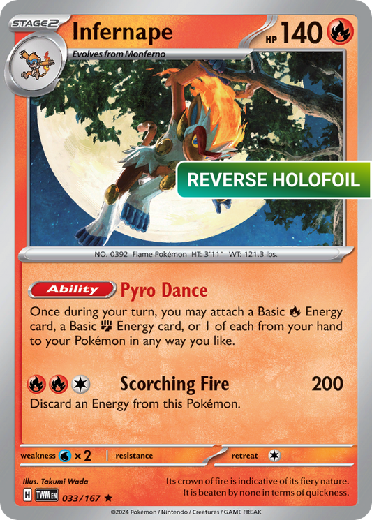 Infernape - 033/167 (TWM) #033 [EN/R] s/o