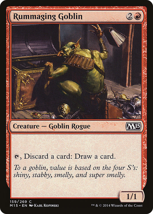 Rummaging Goblin (M15) #159 [EN/N]
