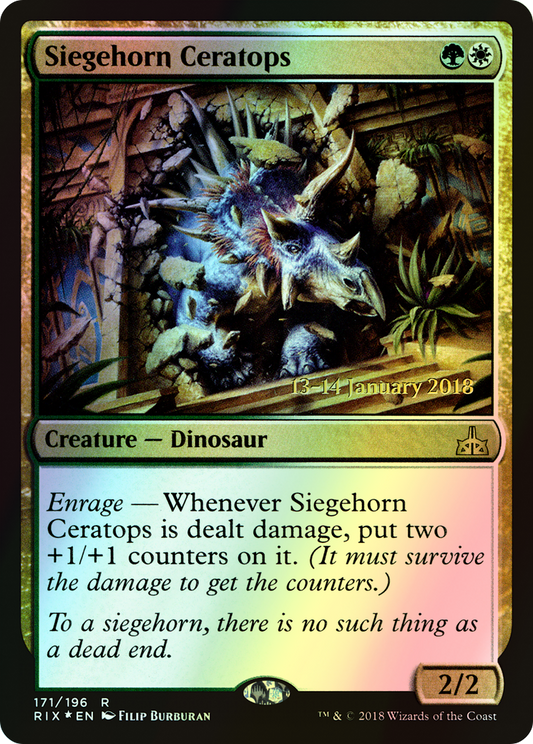 Siegehorn Ceratops (PRIX) #171s [EN/F]