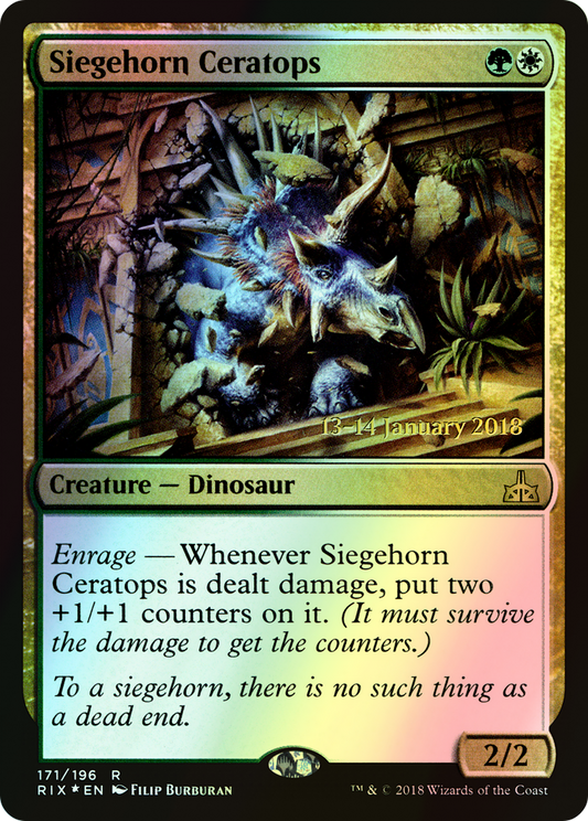 Siegehorn Ceratops (PRIX) #171s [EN/F]