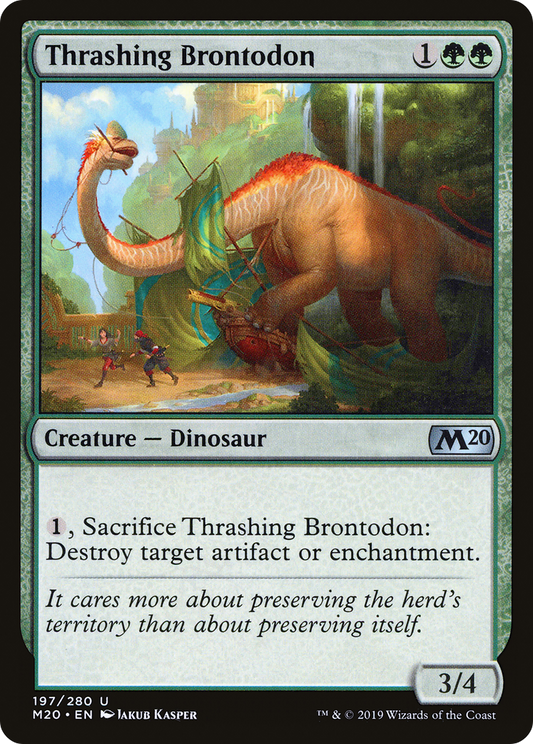 Thrashing Brontodon (M20) #197 [EN/N]