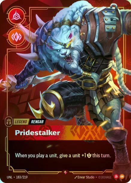 Rengar - Pridestalker (UNL) #183 [EN/F] s/o