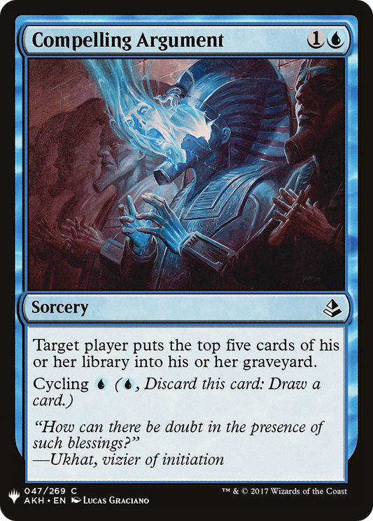 Compelling Argument (PLST) #AKH-47 [EN/N] s/o