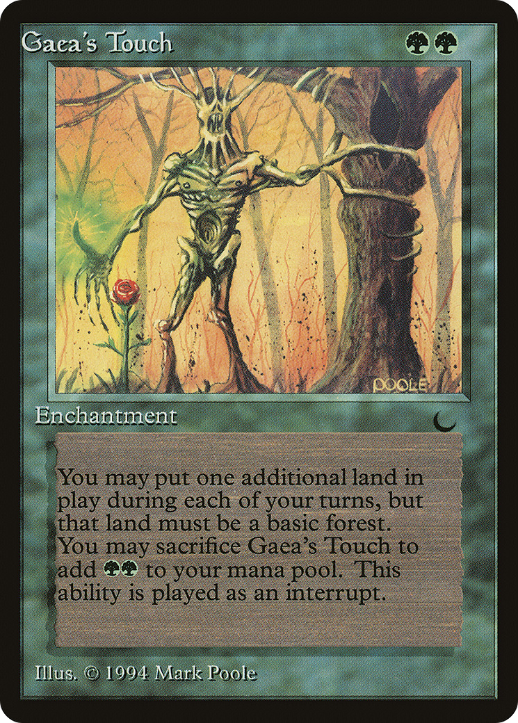 Gaea's Touch (DRK) #77† [EN/N]
